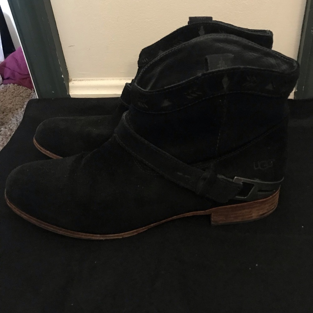 Ugg Black Ankle Boots